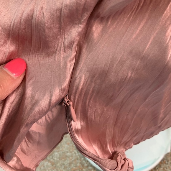 Seven7 Silk Top Plus Size 22/24 Pink With Green - Picture 7 of 10